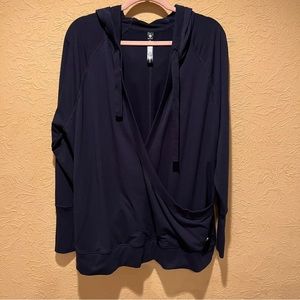 90 Degree by Reflex navy athletic hoodie 1X